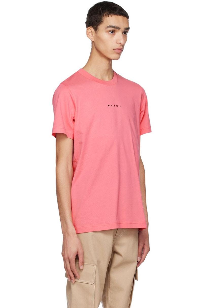 Tシャツ・カットソー MARNI POLYESTER TOP MARNI (マルニ) ロゴプリント クルーネック 半袖 Tシャツ Pop