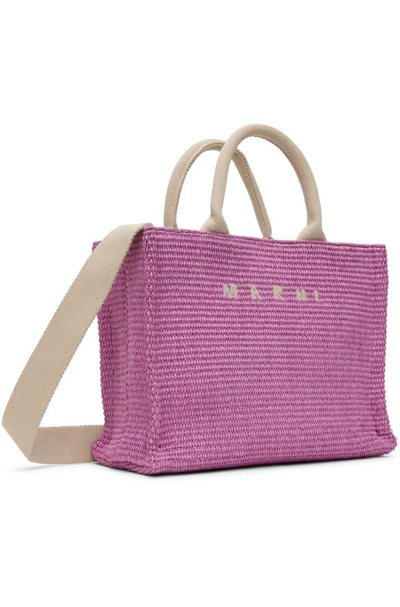 Marni Small East West Tote - Purple | Garmentory