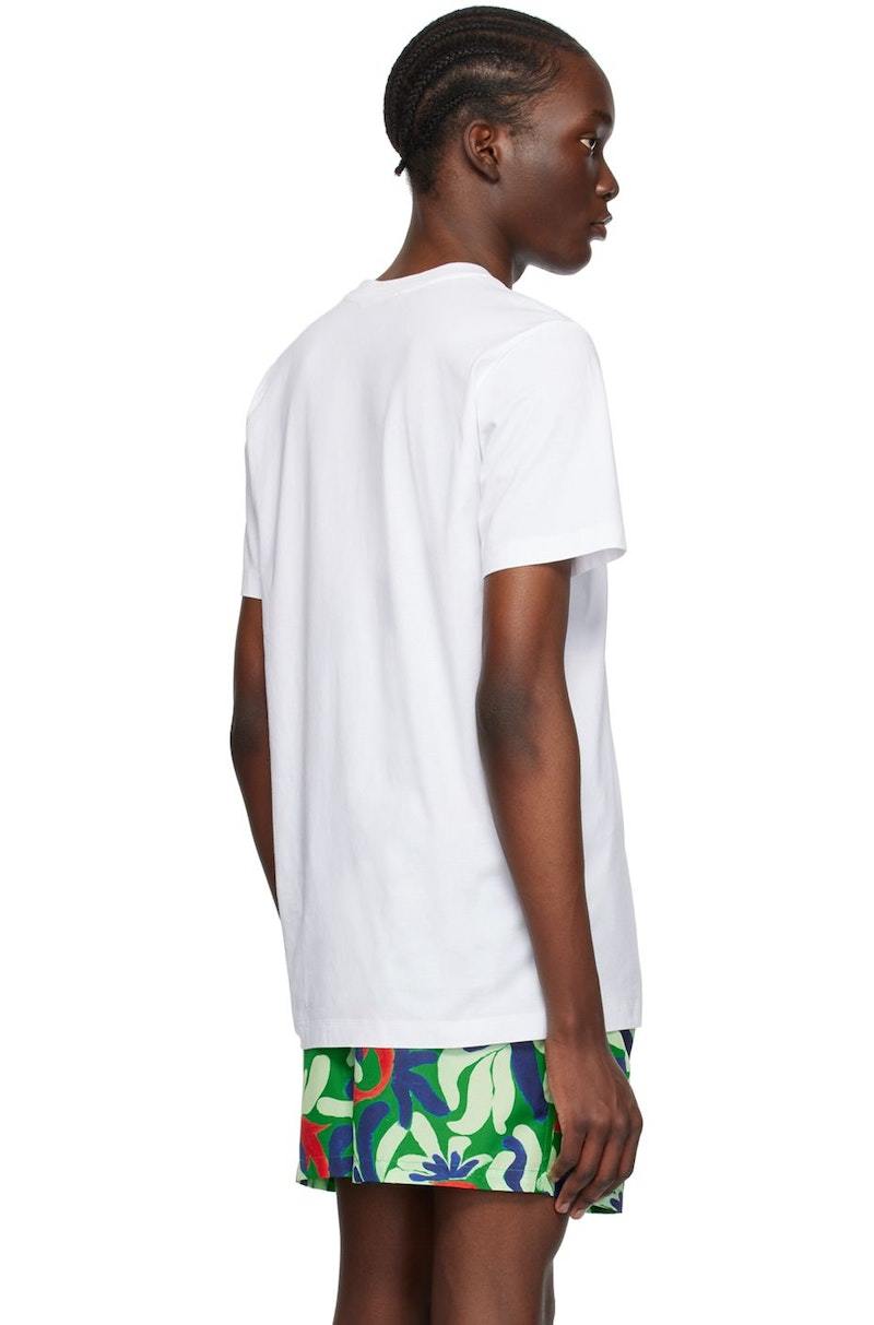 Marni White Printed T-Shirt - Lily White | Garmentory