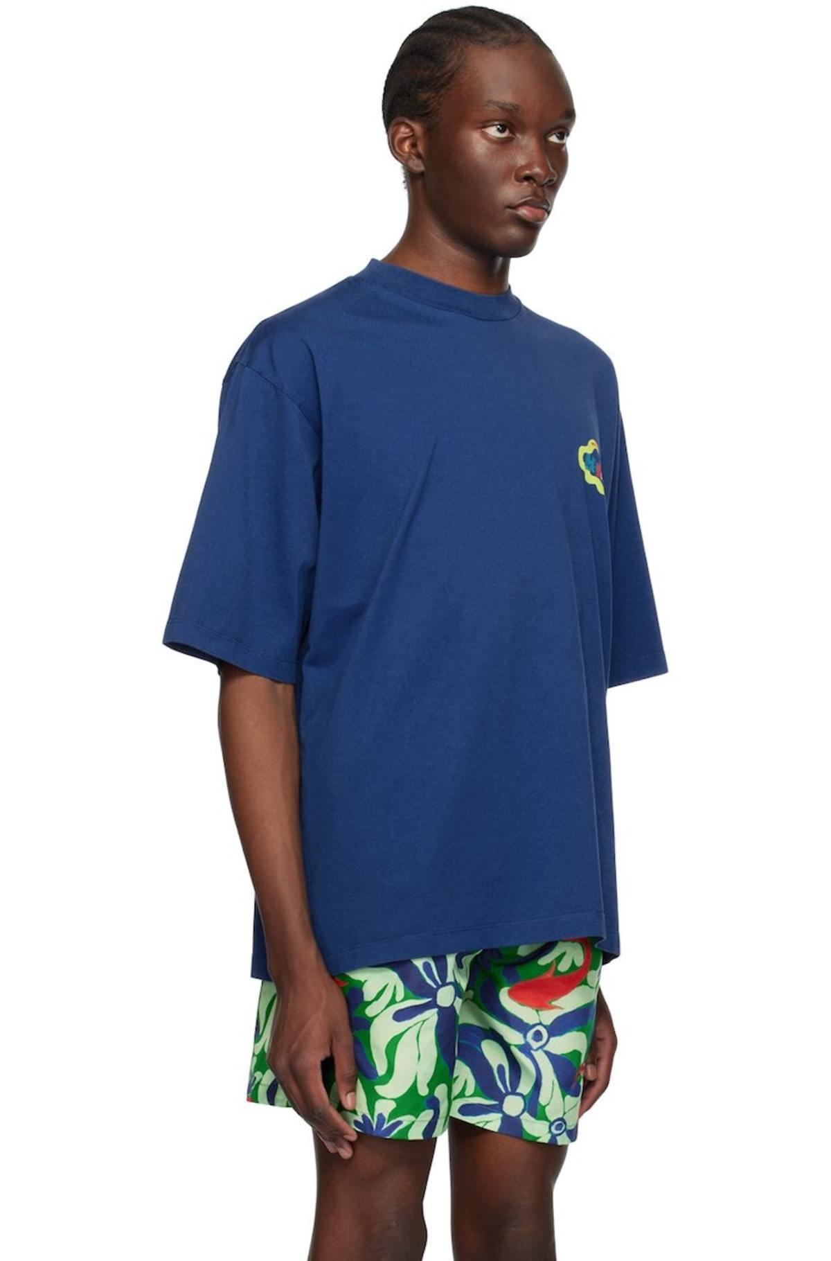 Marni No Vacancy Inn Edition Snake T-Shirt - Blue | Garmentory