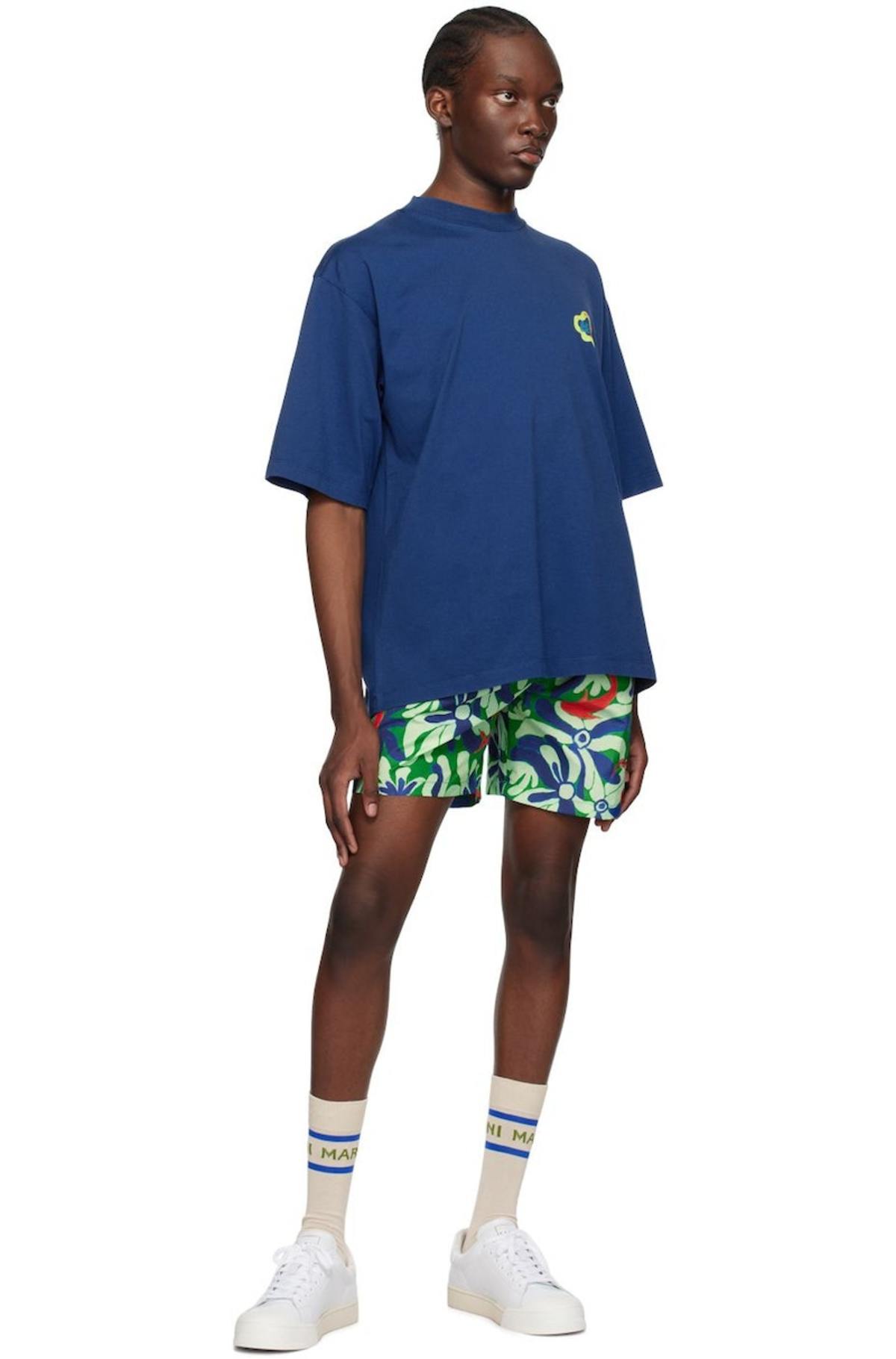 Marni No Vacancy Inn Edition Snake T-Shirt - Blue | Garmentory