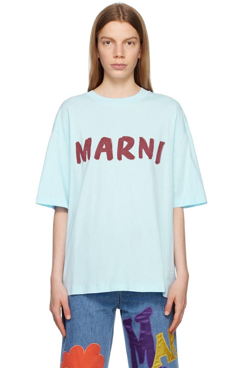 ★MARNI★ 3 Pack Short Sleeve T-Shirt Mineral Ice THJE0211X0 MARNI 3 Pack T-Shirt in Mineral Ice – MARAIS