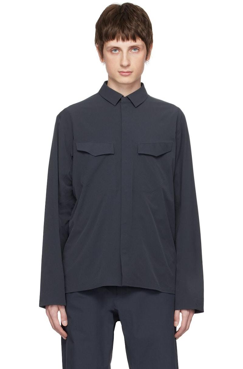 VEILANCE Field Shirt - BLACK SAPPHIRE | Garmentory