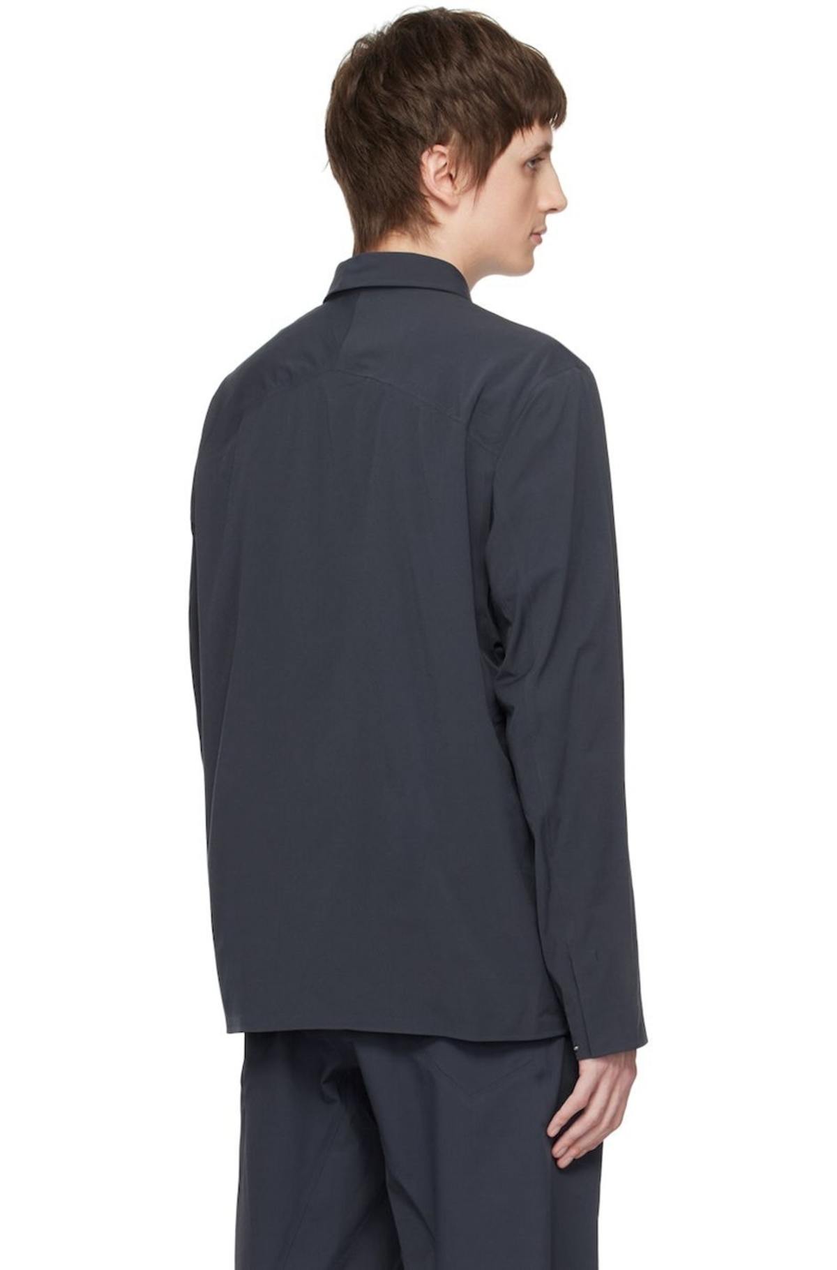 VEILANCE Field Shirt - BLACK SAPPHIRE | Garmentory