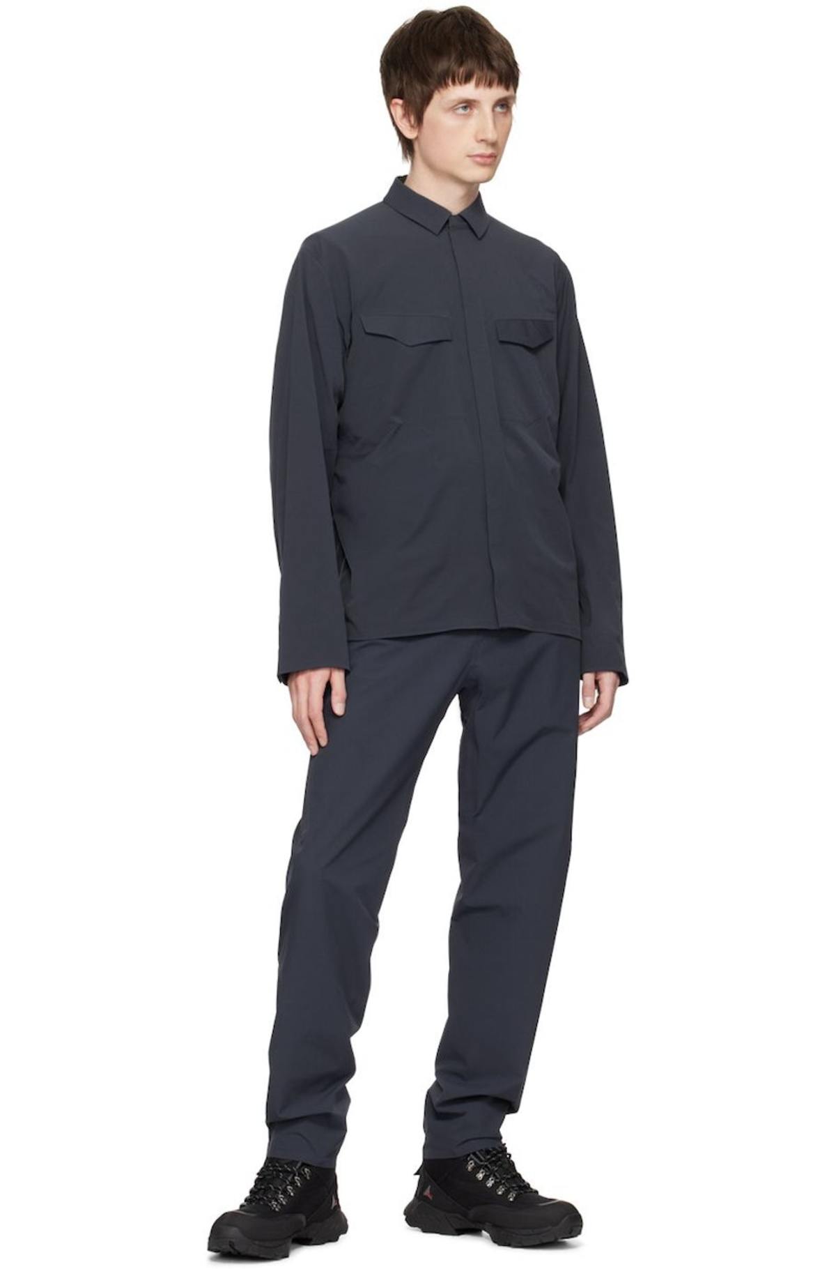 VEILANCE Field Shirt - BLACK SAPPHIRE | Garmentory