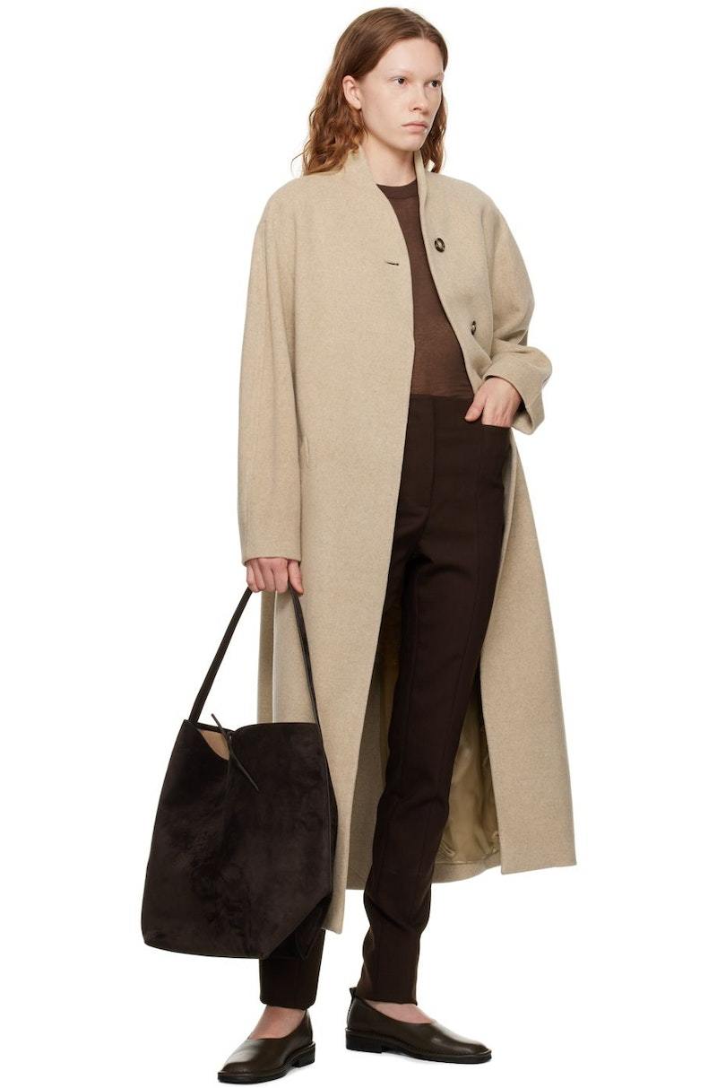 スウェーデン発House of Dagmar ロングテイラードコート House of Dagmar Cameron Coat - Beige | Garmentory