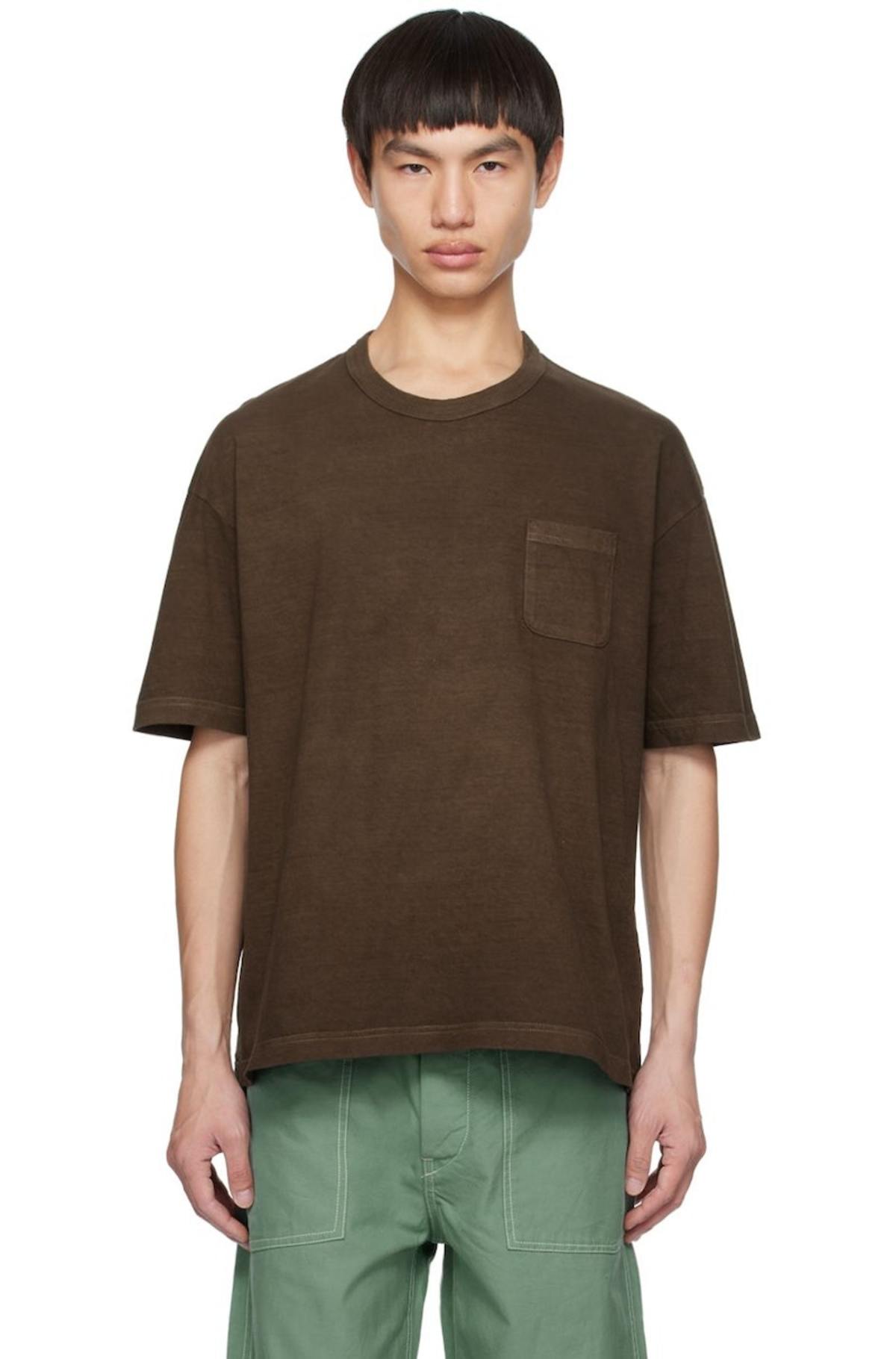 Visvim Brown Jumbo T-Shirt - Dark Mud | Garmentory