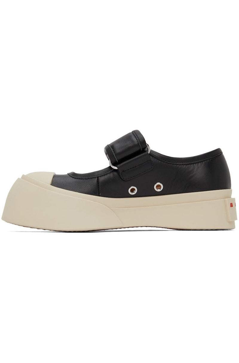 Marni Black & Off-White Pablo Mary-Jane Sneakers - Black
