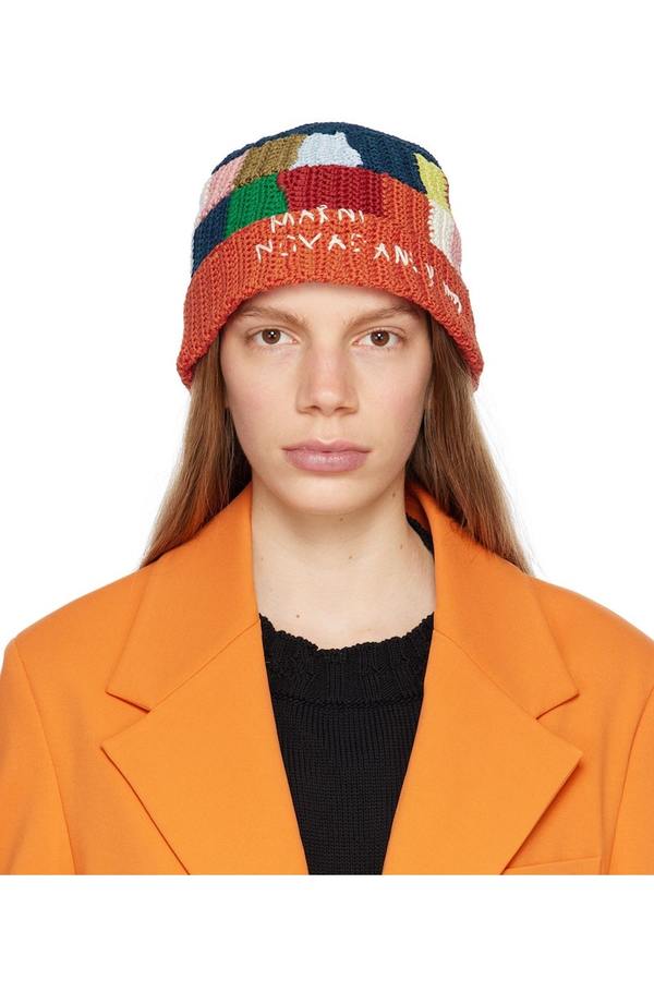 Marni Embroidered Bucket Hat Multicolor Garmentory