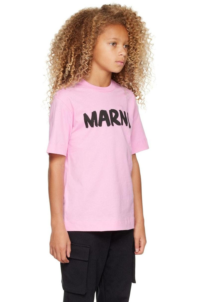 MARNI ピンク Tシャツ 36 MARNI】PINK×RED ロゴTシャツ | CIENTO BLOG