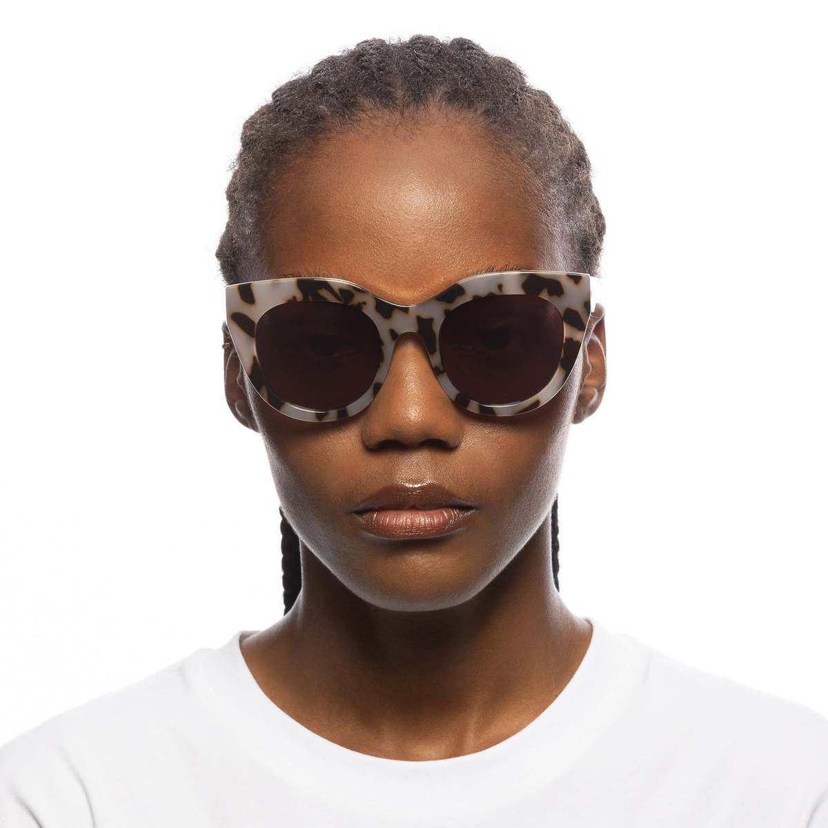 Le Specs Air Heart Cat Eye Tortoise Sunglasses Le Specs Women main image 2
