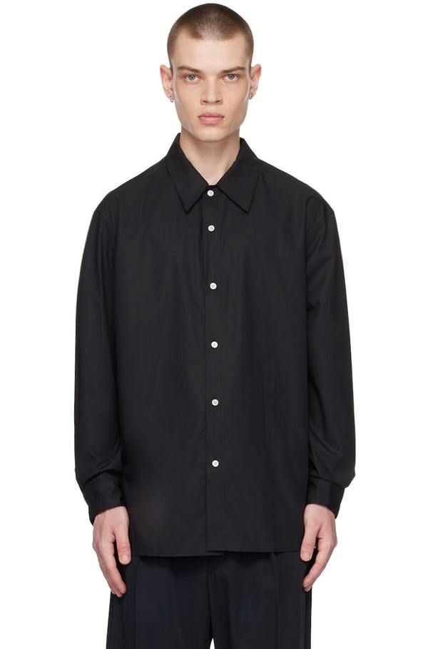 Lemaire Twisted Shirt - Black | Garmentory