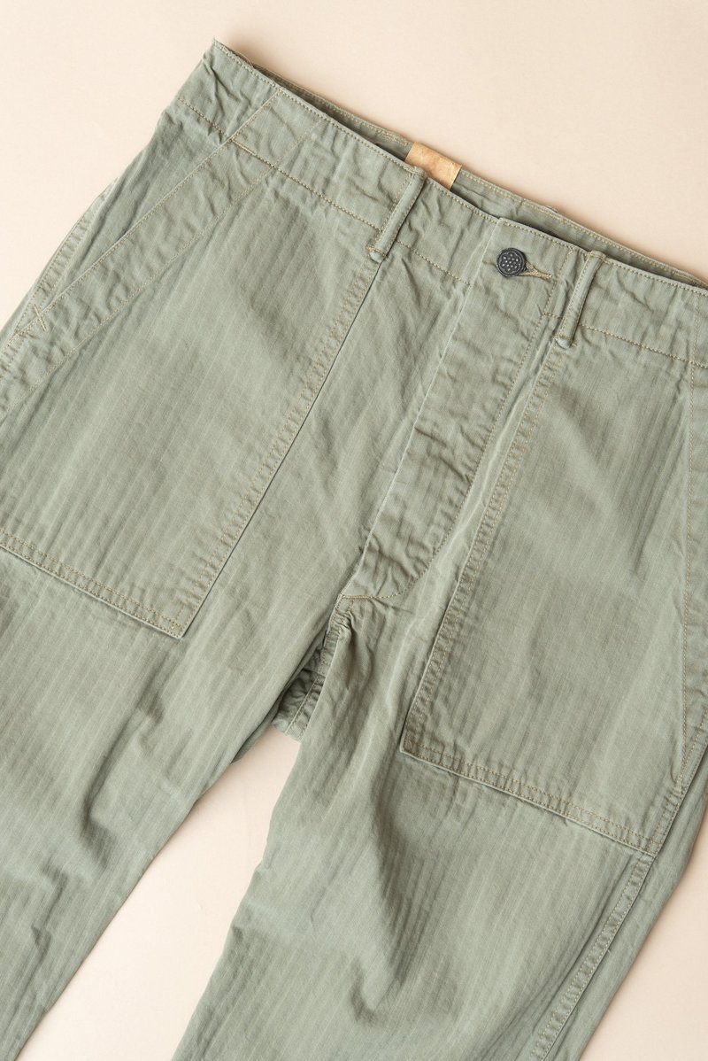 RRL Cotton Herringbone Pant In Brewster Green | Garmentory