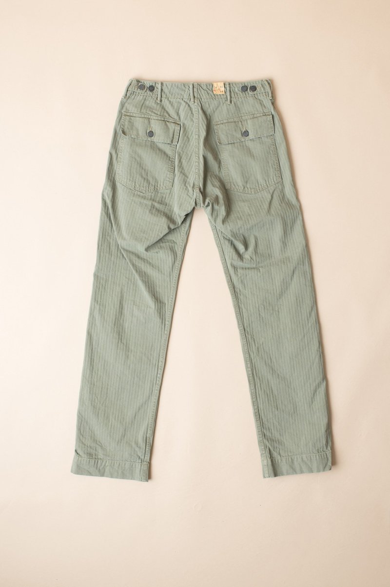 RRL Cotton Herringbone Pant In Brewster Green | Garmentory