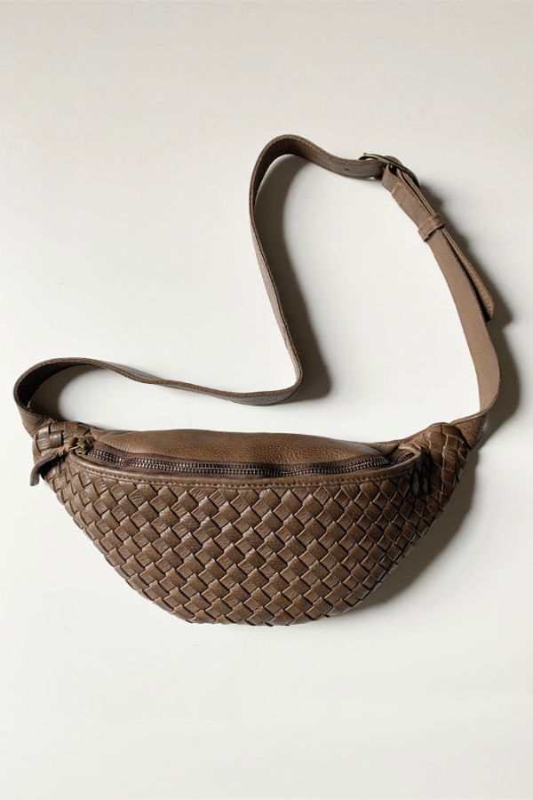 Cut N Paste Bags New Cross Woven Fanny Pack - Brown