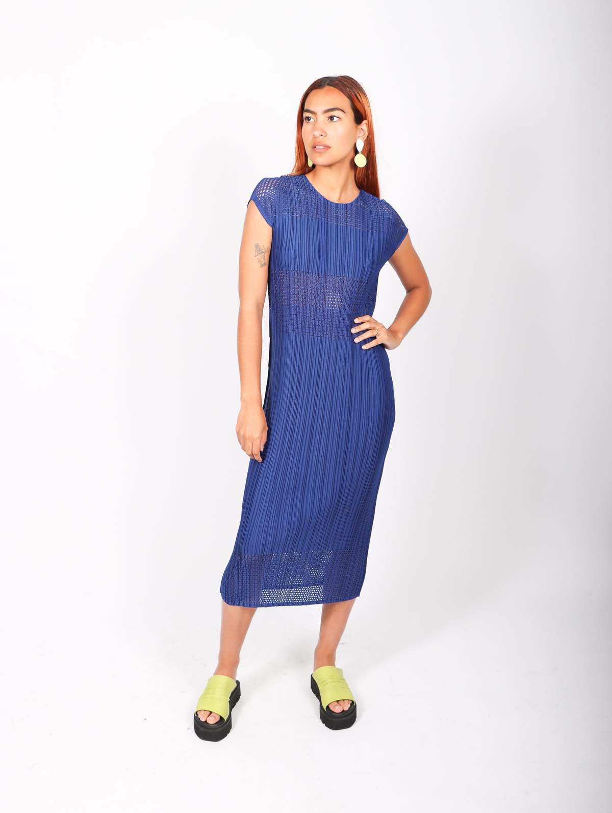 Issey Miyake Blue Dress
