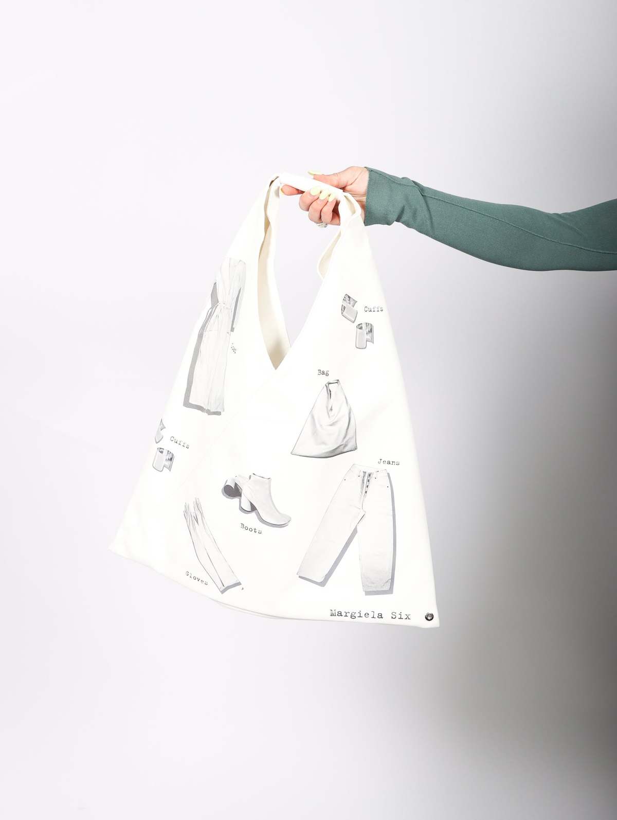 【美品】MM6 JAPANESE TRIANGLE TOTE BAG ラージ Black Mesh Japanese Handbag - Maison Margiela MM6 – Assembly