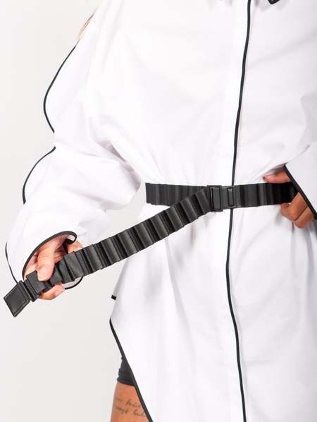 HOMME PLISSE ブラック ベルト HP23-AH408-15 HOMME PLISSE ISSEY MIYAKE Pleats Belt - Black | Garmentory