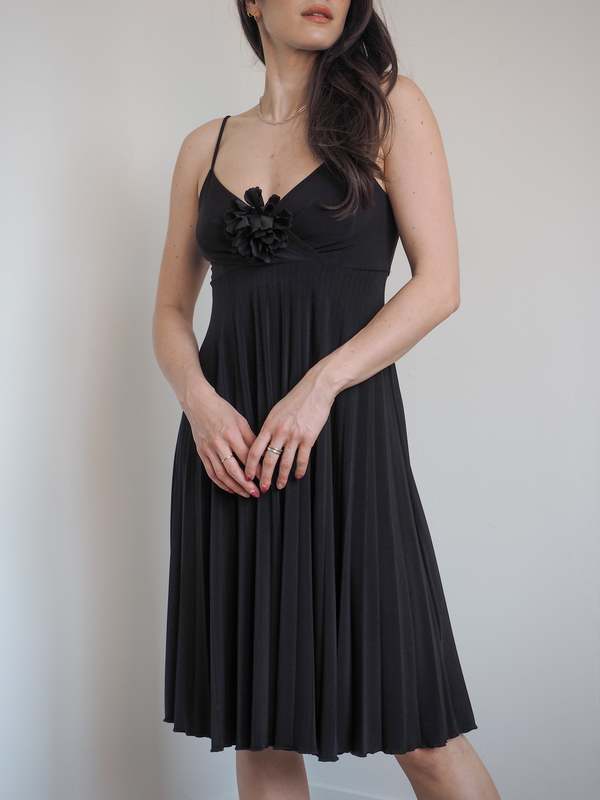 Max & Cleo Flower Bust Dress | Garmentory