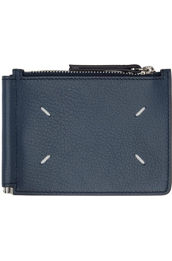 Maison Margiela Clip Wallet - Navy | Garmentory