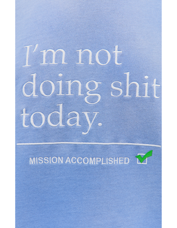 Vetements I'm Not Doing Shit Today Hoodie | Garmentory