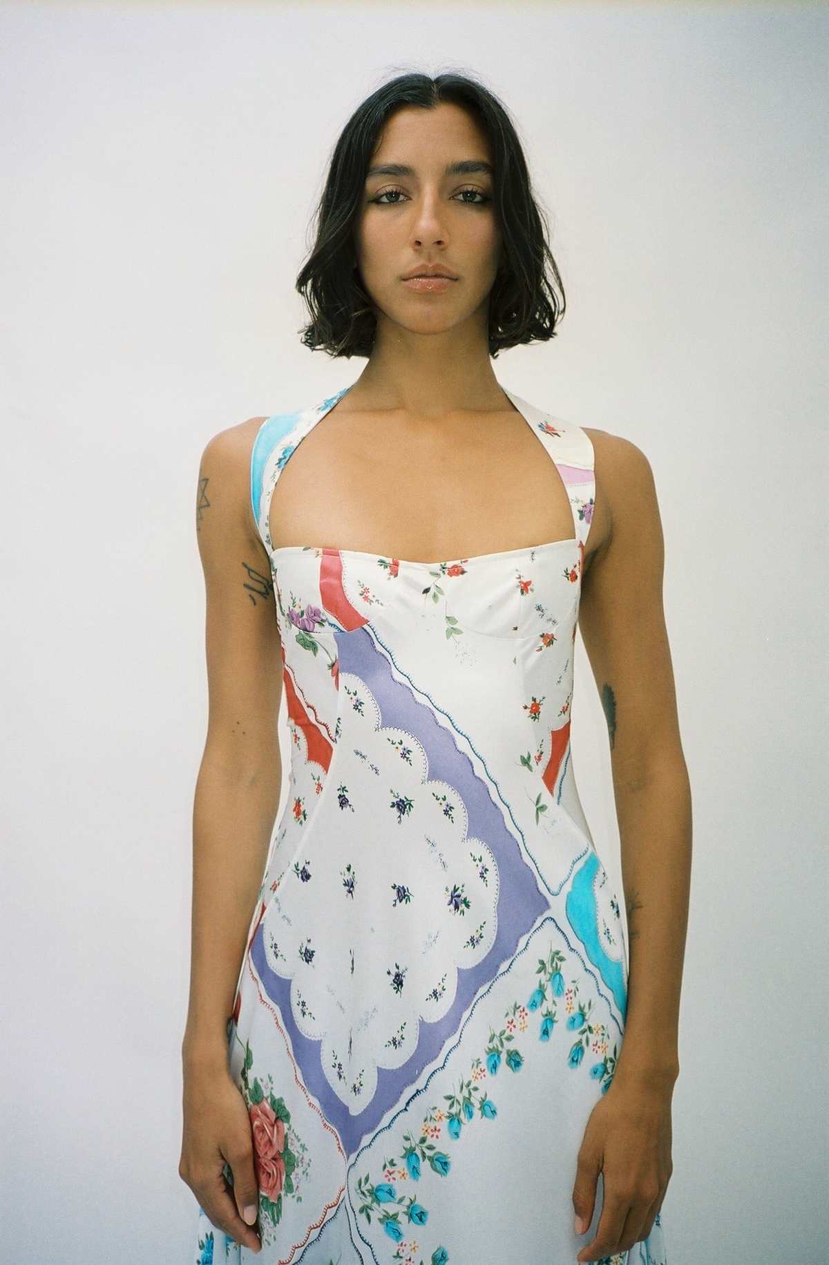 Yuhan Wang Handkerchief Halter Dress | Garmentory Yuhan Wang Handkerchief Halter Dress | Garmentory