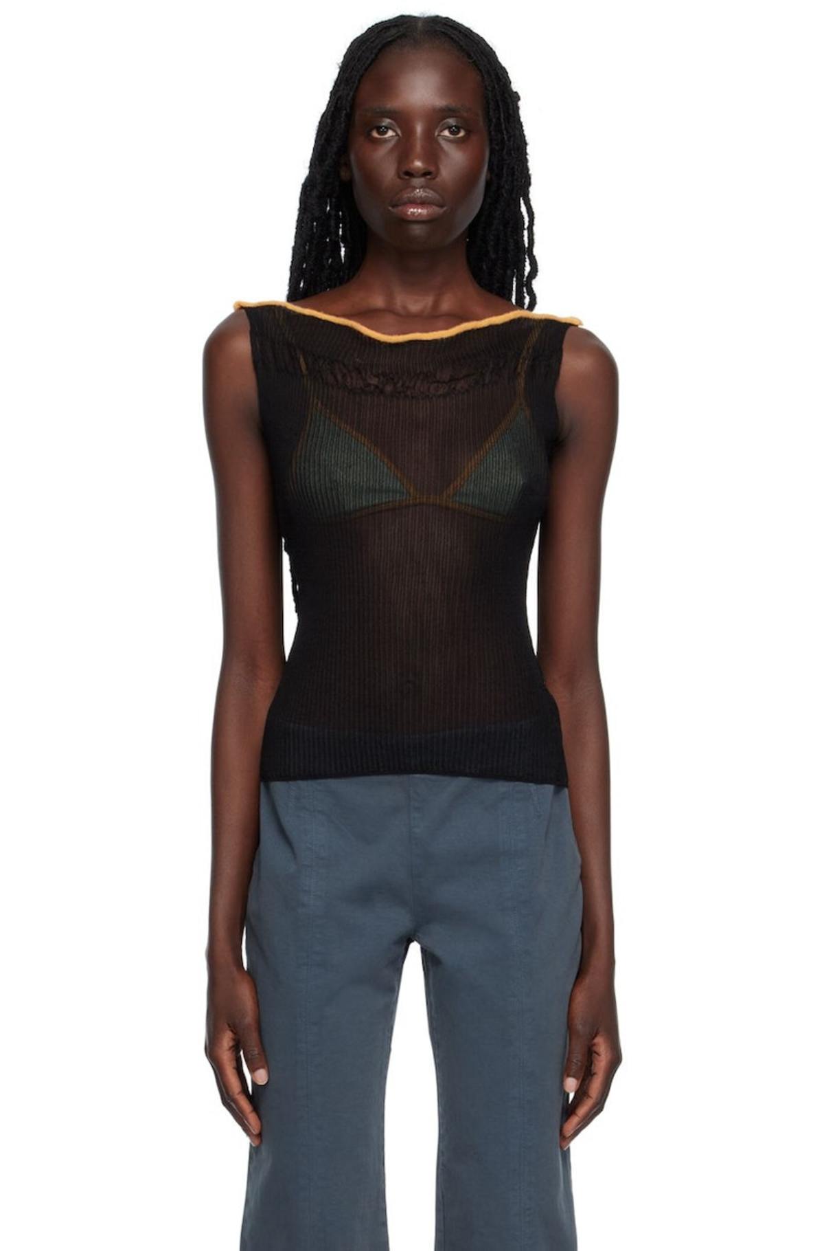 Paloma Wool Jou Tank Top - Black | Garmentory