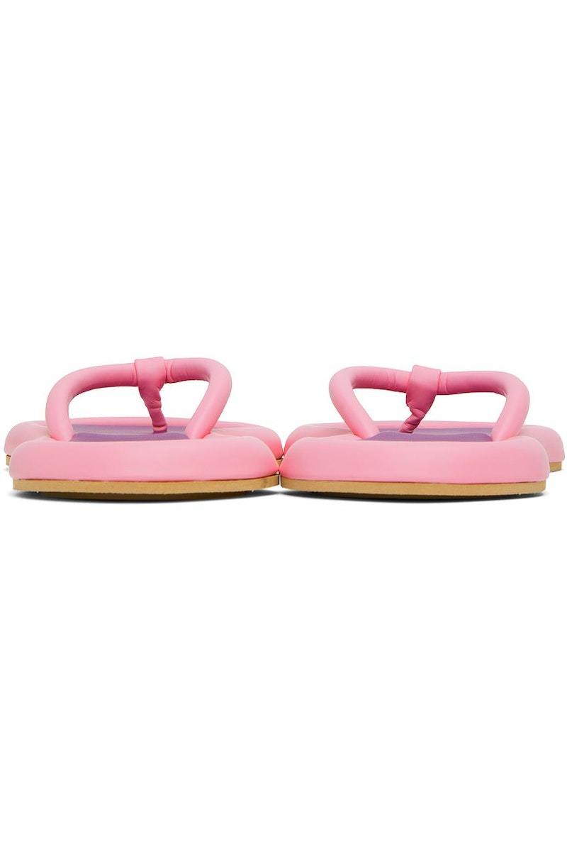 サンダル・ミュール YUME YUME Women Sandals 115420 CH0003 Pink Yume Yume Eight Flip Flops - Pink | Garmentory