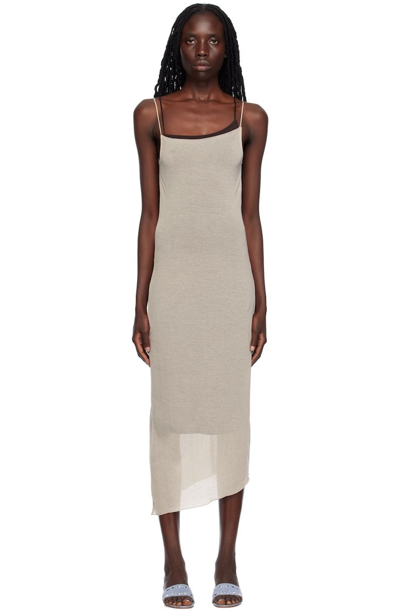 Paloma Wool Sora Maxi Dress - Brown | Garmentory Paloma Wool Sora Maxi Dress - Brown | Garmentory