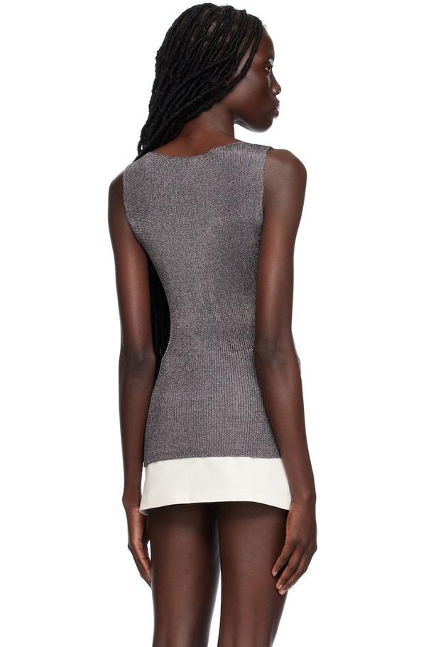 TシャッPaloma Wool Paloma Wool Jack Tank Top - Black/Silver | Garmentory