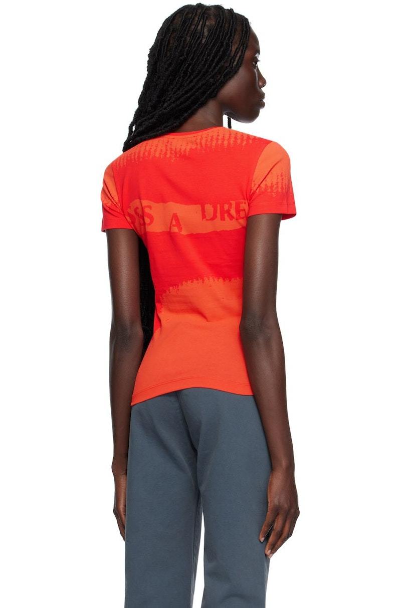 ★Paloma Wool★ Palomaul Women's August Short Sleeve T-Shirt Paloma Wool Dreamy T Shirt - Red | Garmentory