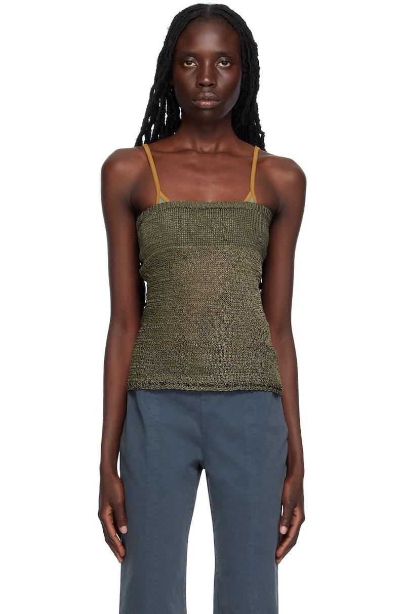 Paloma Wool Louise Tube Top - Khaki | Garmentory