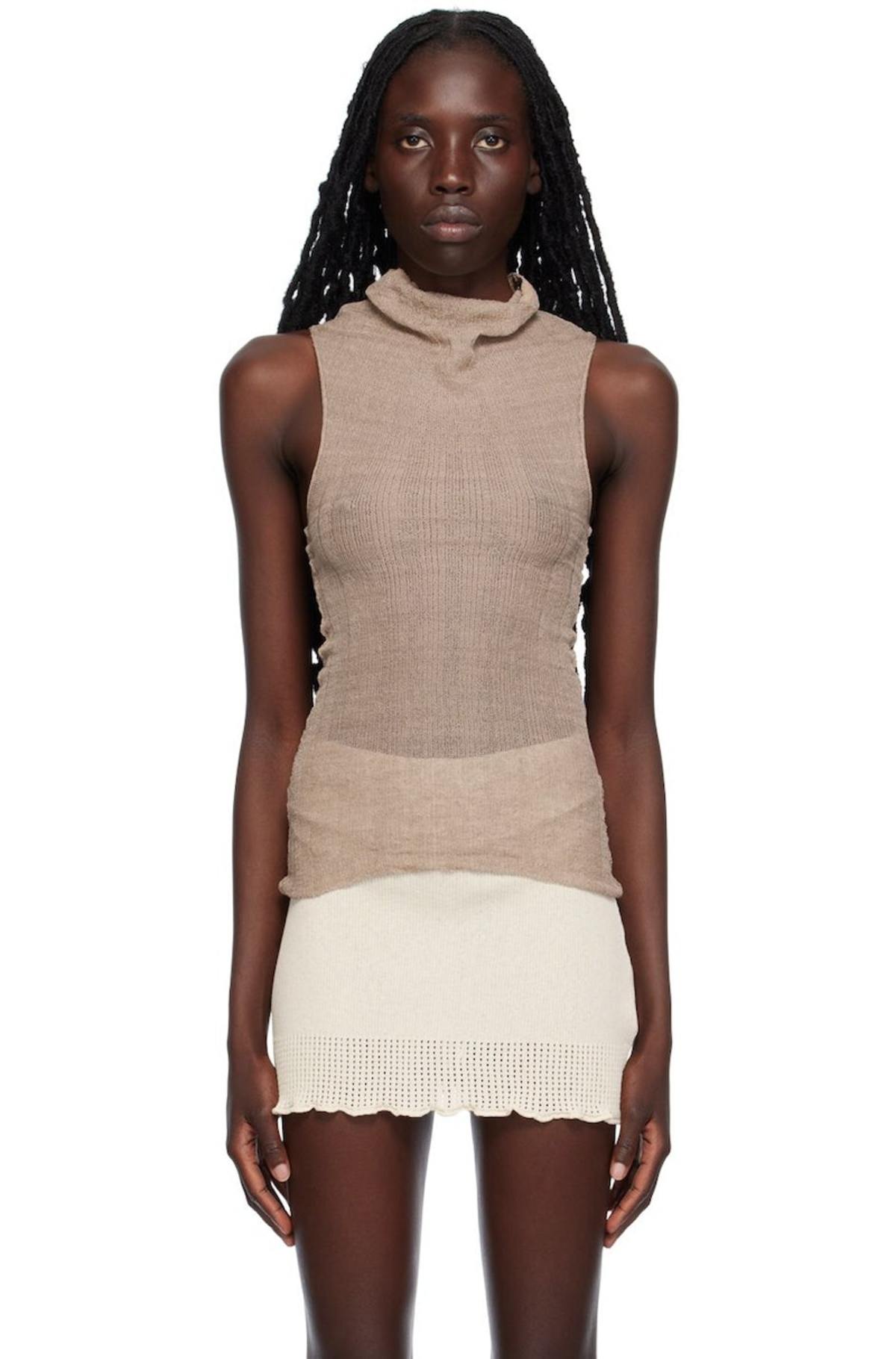Paloma Wool Caril Tank Top - Taupe | Garmentory