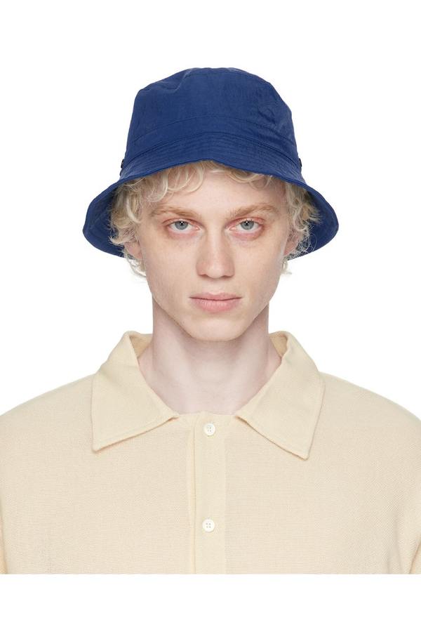 Our Legacy WaterRepellent Bucket Hat Blue Garmentory