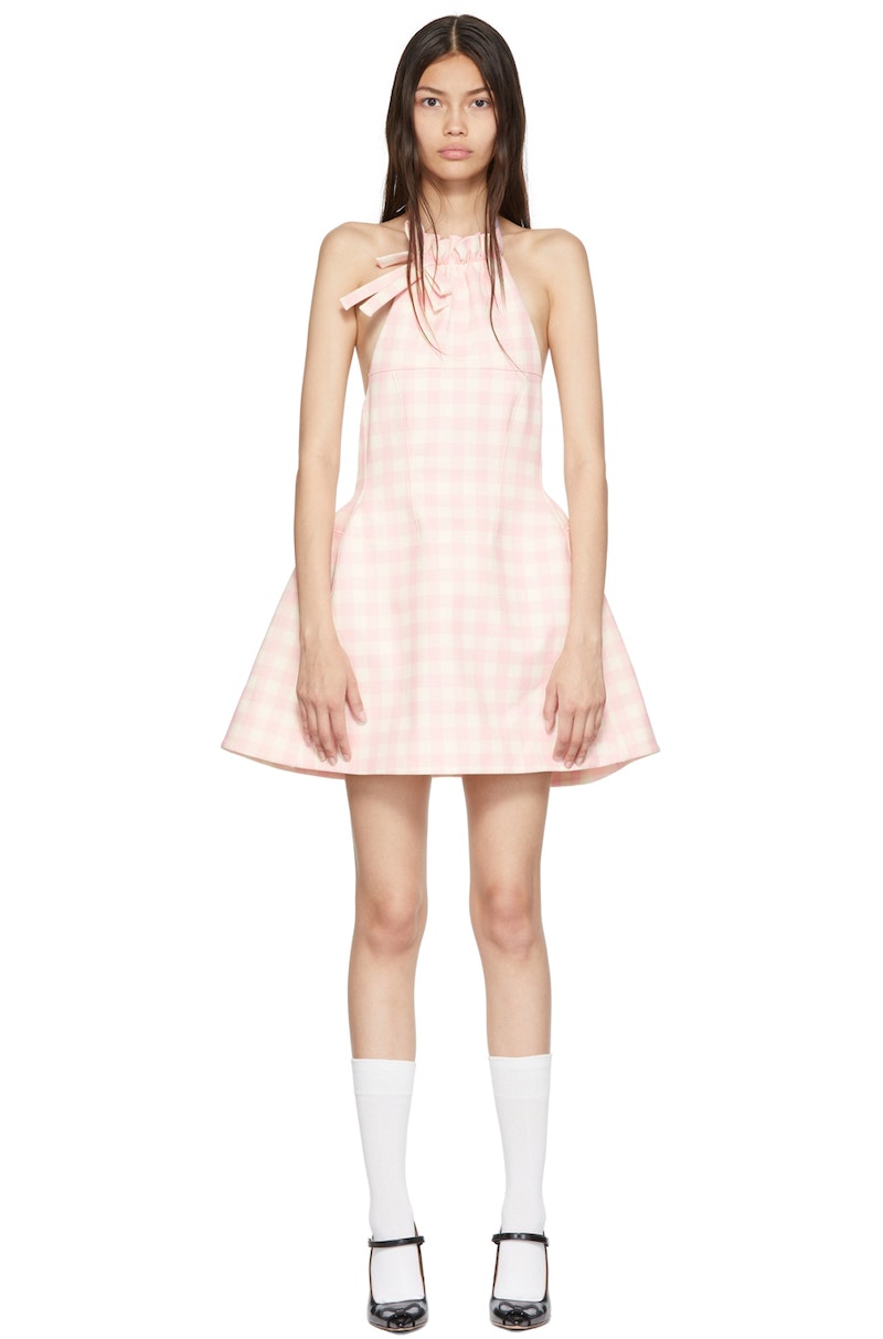 Shushu Tong Ribbon Minidress - Pink | Garmentory