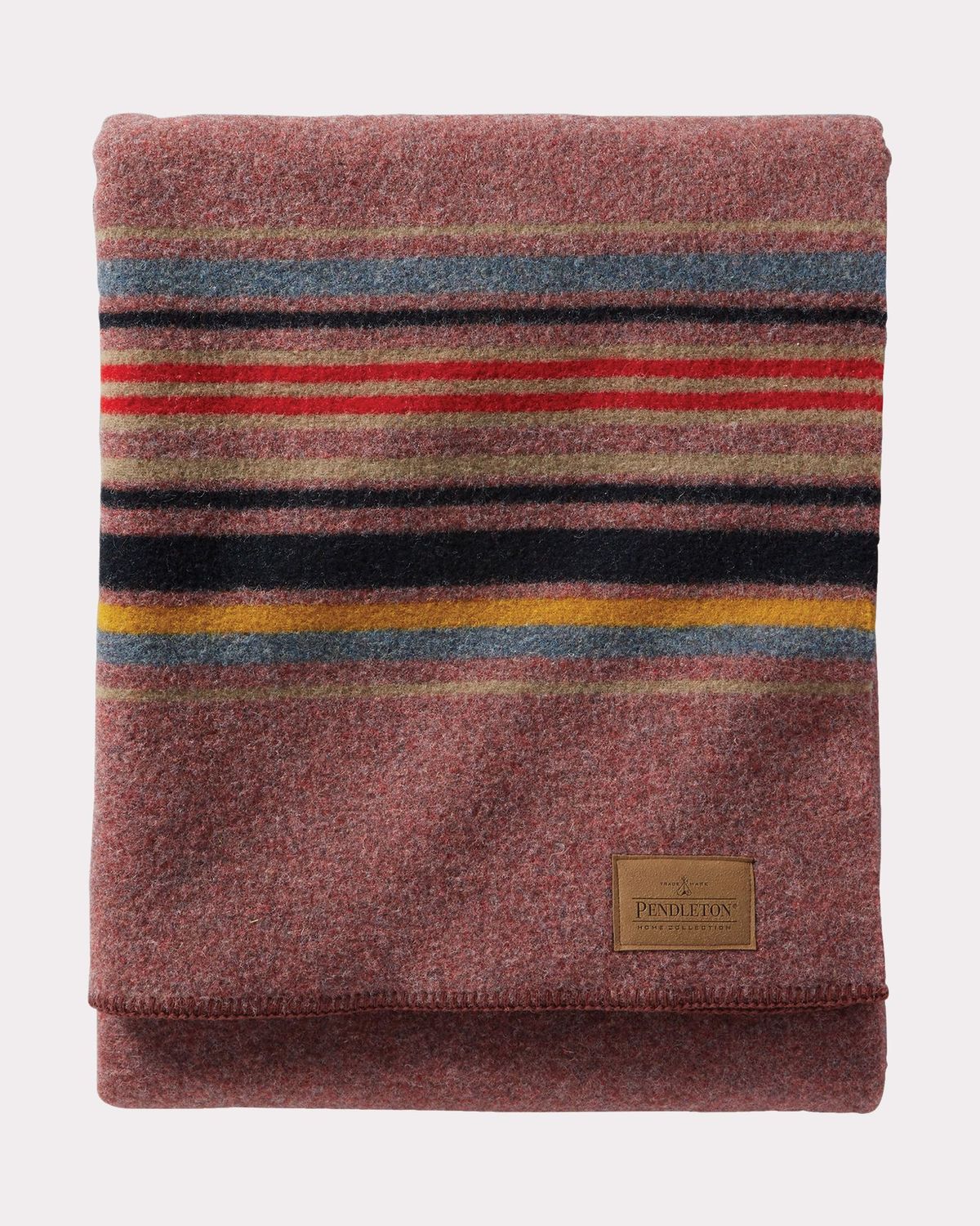 Pendleton Yakima Camp Blanket with Leather Holder Garmentory