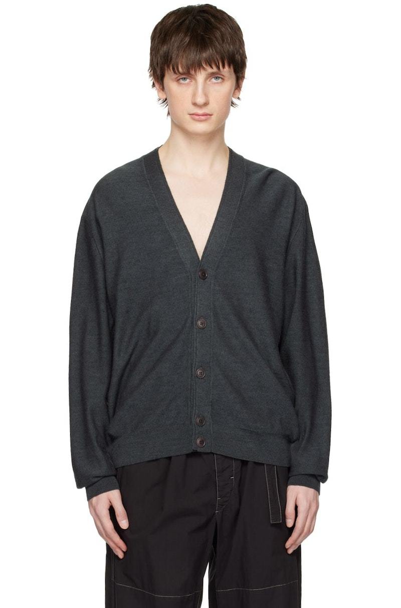 トップス lemaire twisted cardigan S Lemaire RELAXED TWISTED CARDIGAN | REVERSIBLE