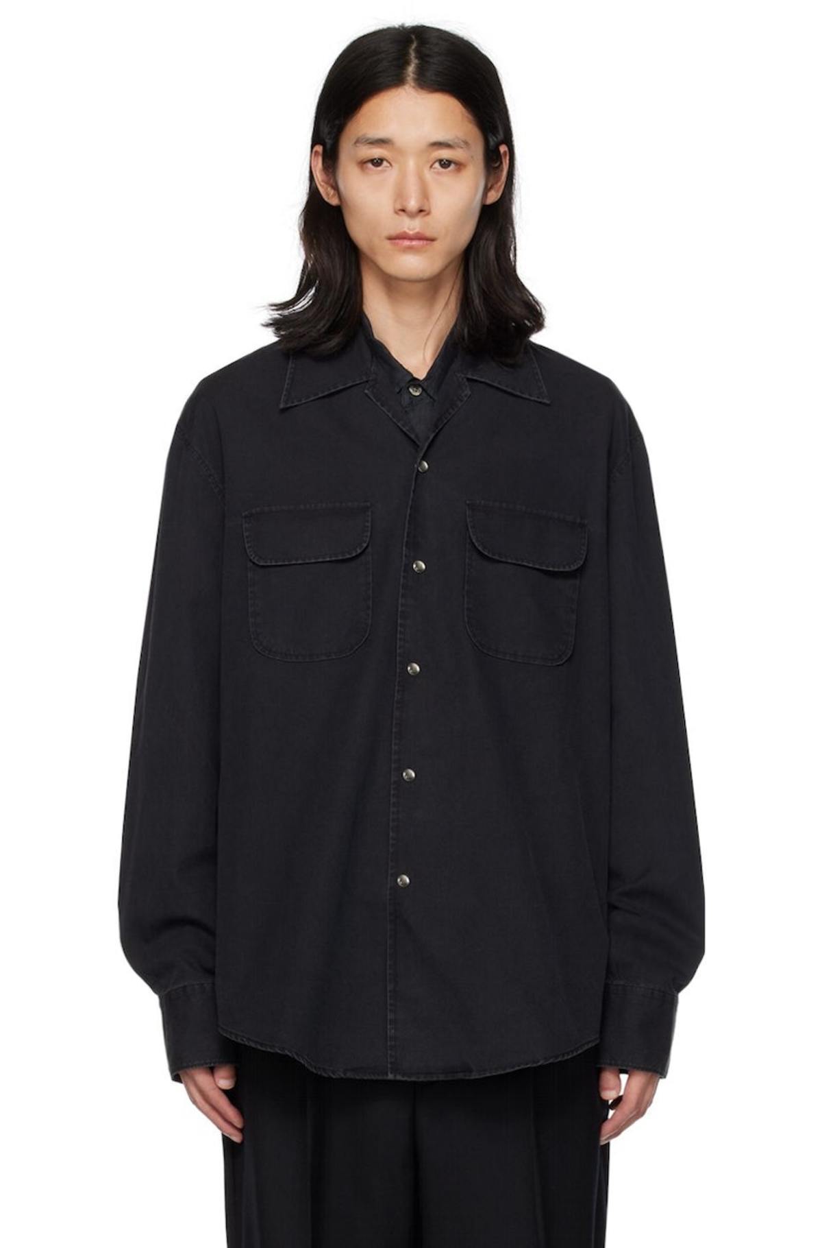 【極美品✨】 OUR LEGACY ポコシャツ Poco shirt 44 Our Legacy Poco Shirt - Black | Garmentory