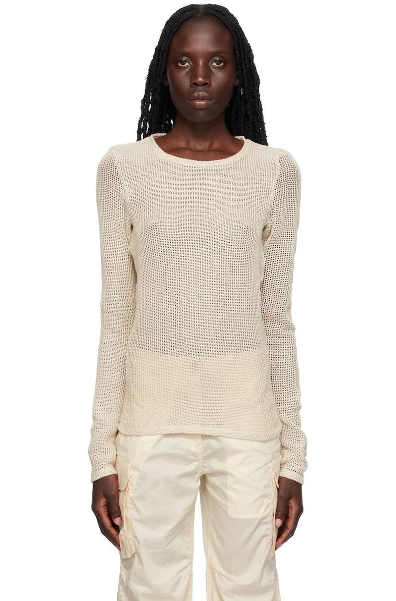 Our Legacy Super Slim Long Sleeve T-Shirt - Beige | Garmentory
