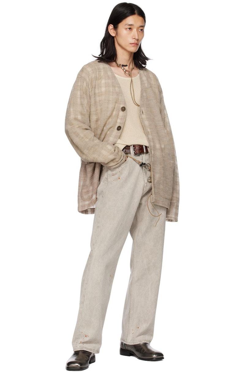 Our Legacy Check Cardigan - Gray | Garmentory