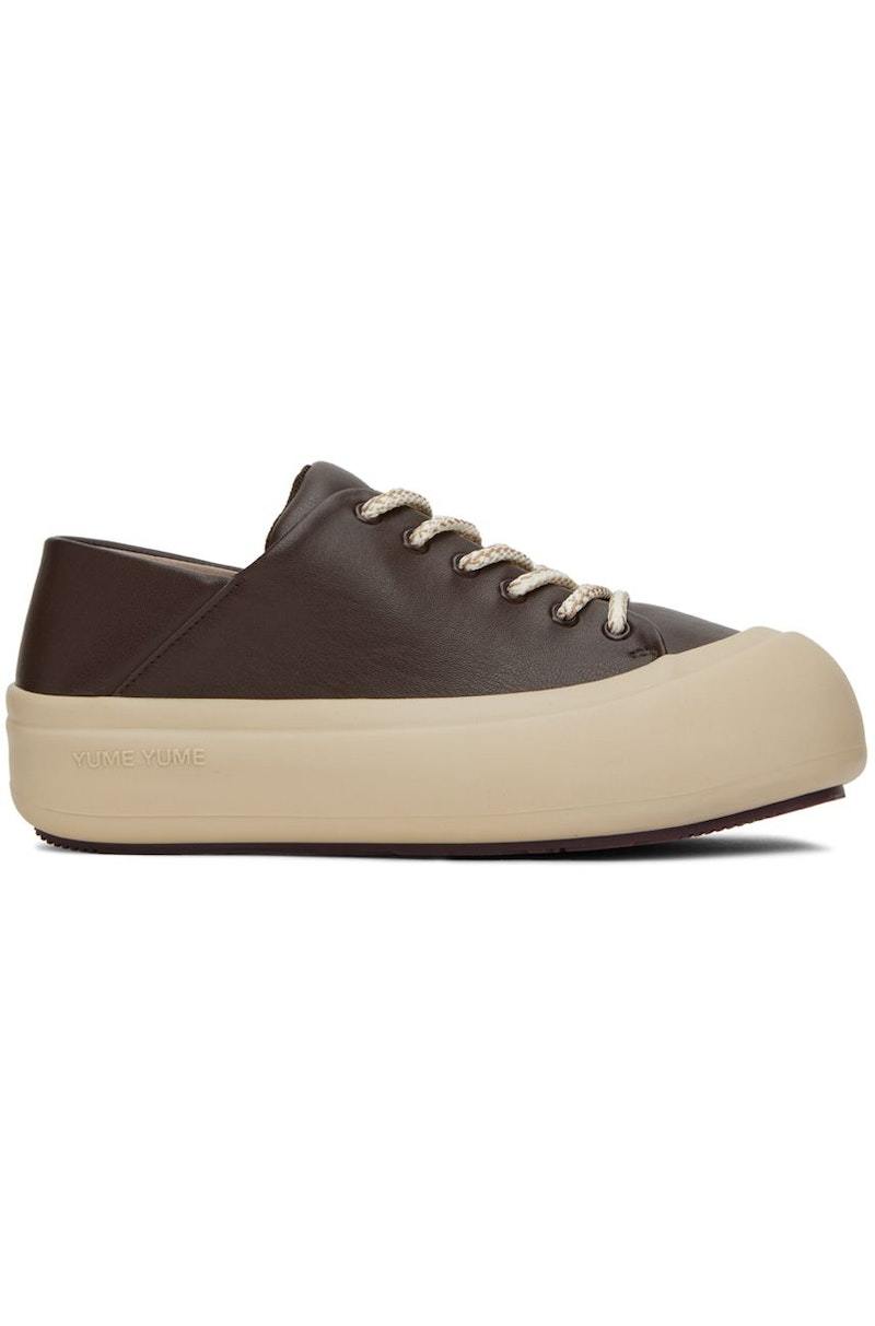 【関税込み】YUME YUME ブラウン Goofy スニーカー YUME YUME Brown Goofy Sneakers Yume Yume