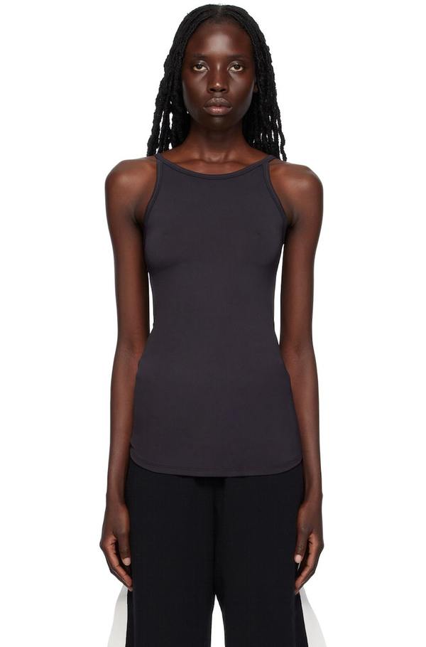 Issey Miyake Skin Tank Top - Black | Garmentory