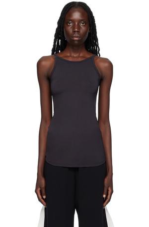 Issey Miyake Skin Tank Top - Black | Garmentory