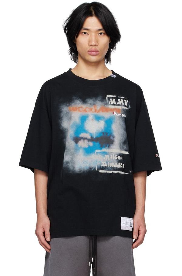 Mihara Yasuhiro Printed T-Shirt - Black | Garmentory
