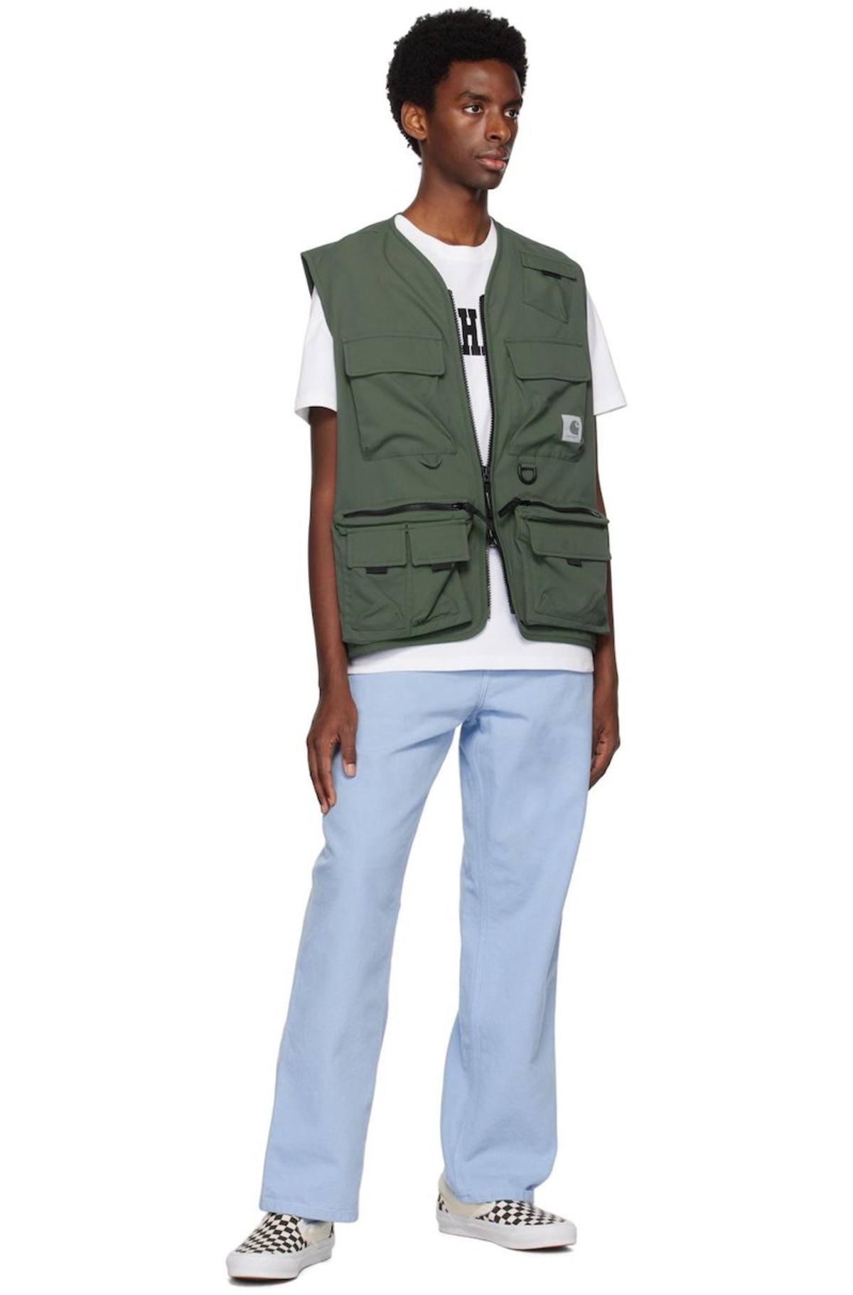 Carhartt Elmwood Vest Outfit Carhartt Work In Progress Khaki