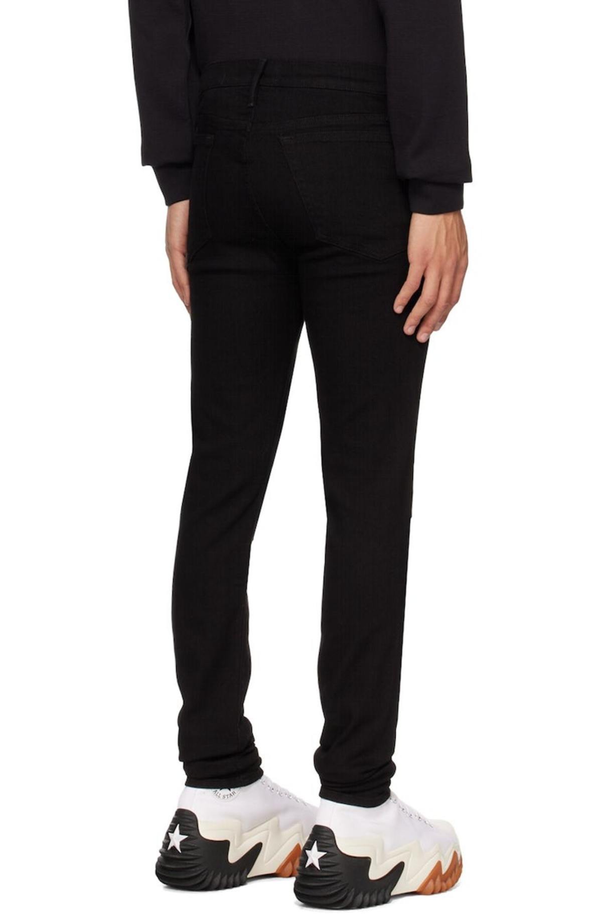 FRAME Black Jagger True Skinny Jeans Garmentory