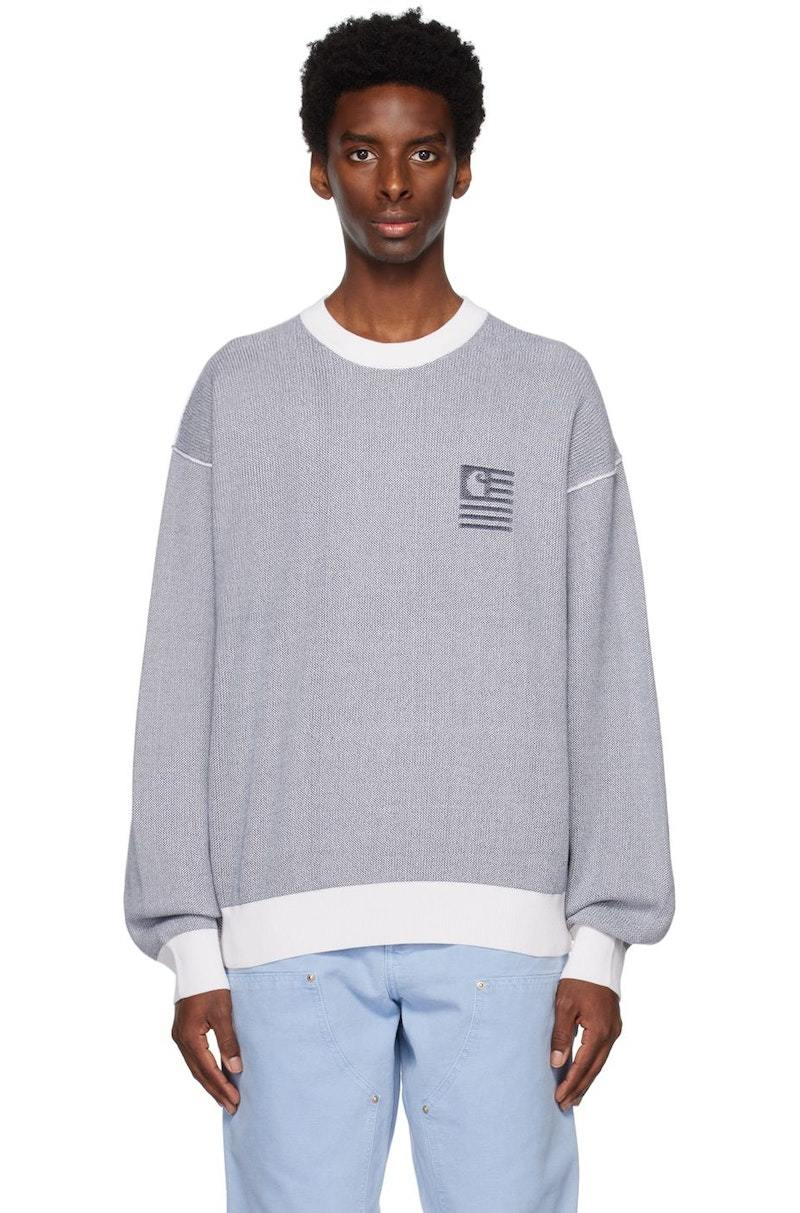 Wip State Carhartt Wool Sweater Carhartt WIP State Knit Jumper In