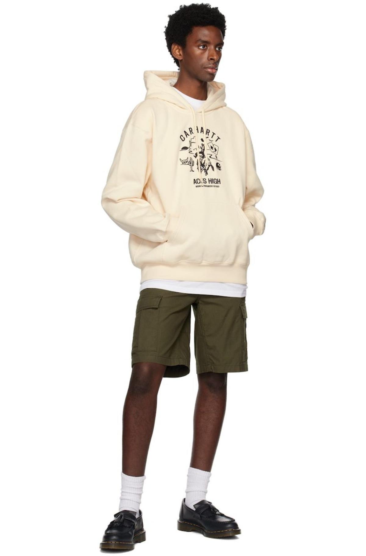 Carhartt Work In Progress Souvenir Valley Hoodie Off White