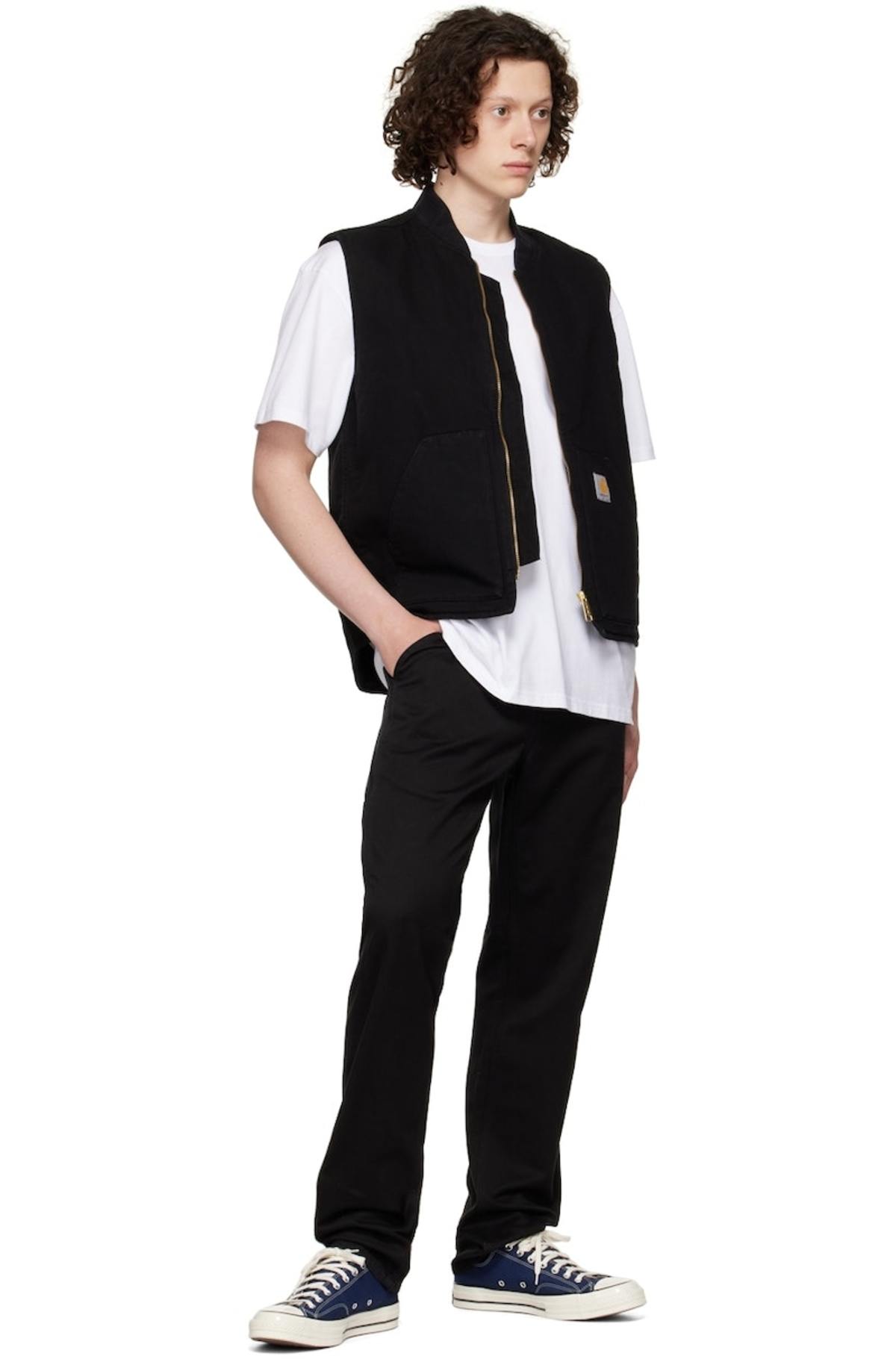 Carhartt Work In Progress Black Organic Cotton Vest | Garmentory