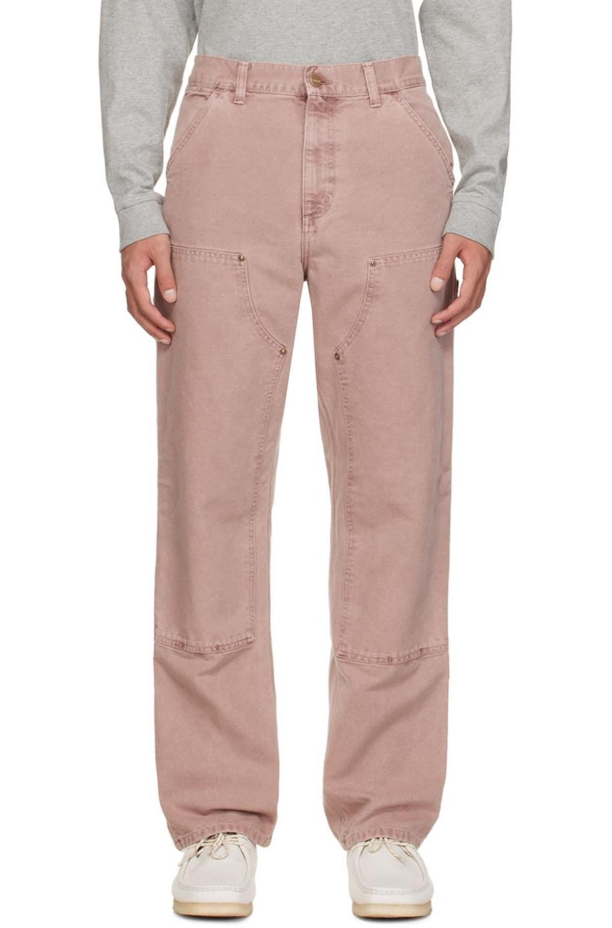 Carhartt wip ダブル二ー ピンク Carhartt WIP Walter Double Knee Pant, Pink Fog | Official